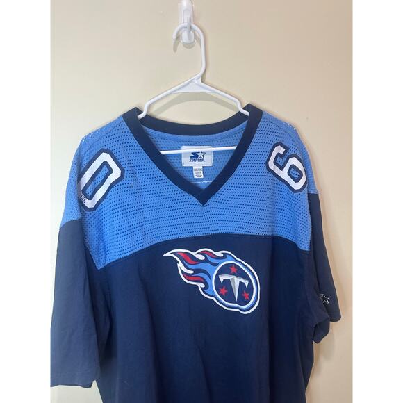 Tennessee Titans Sz XXL T-Shirt Jersey V-Neck Starter Nice! - Picture 4 of 6